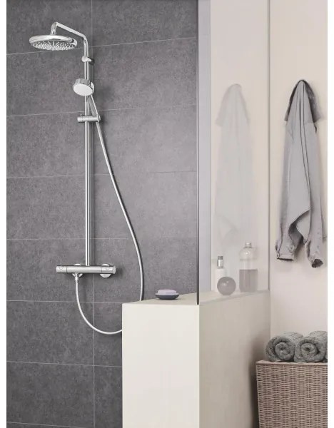 GROHE 27922001 - TEMPESTA COSMOPOLITAN 210 zuhanyszett fényes króm