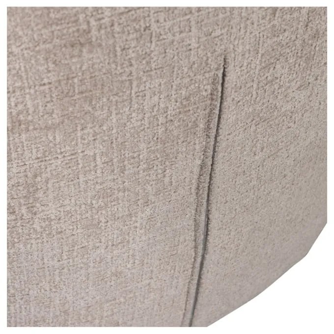 Világosbarna bársony fotel Atty – WOOOD