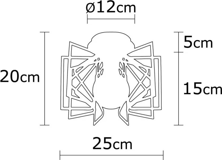Nemrut N-950 fekete fém függőlámpa, Ø26 cm