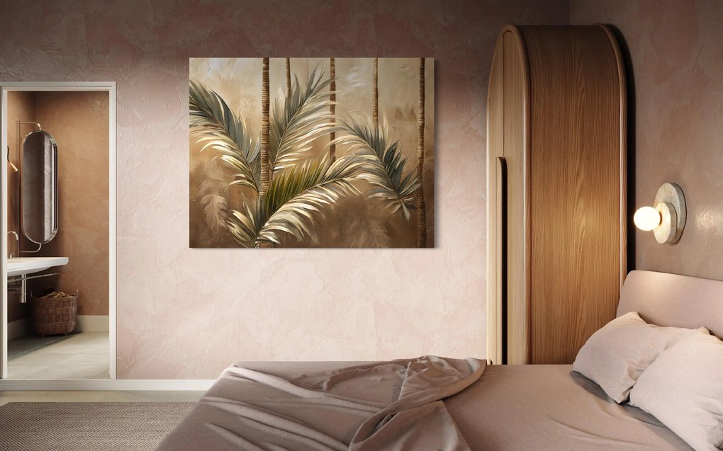 Gario Vászonkép Pálmafák Boho Nature Méret: 100 x 70 cm