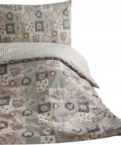 Pamut Ágynemű Shabby Chic Ágynemű Kockás Patchwork Sakktábla 140x200