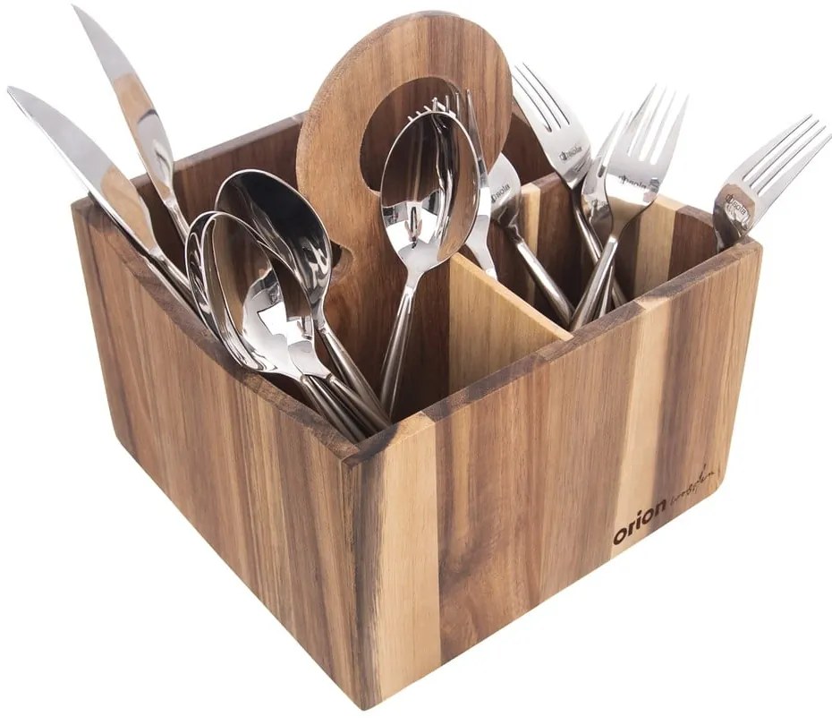 Fa konyhai eszköztartó állvány Wooden – Orion