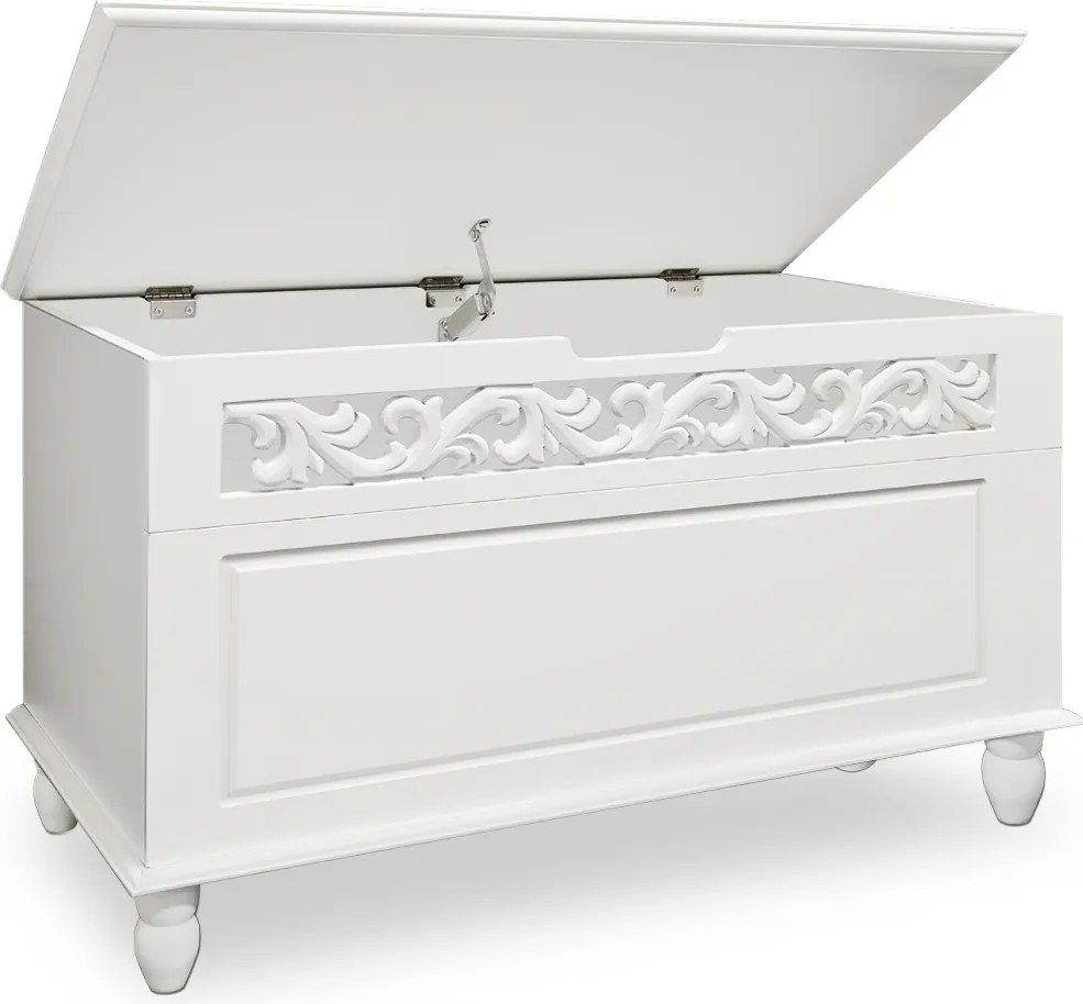 Casaria® Chest Decor 2 - fehér
