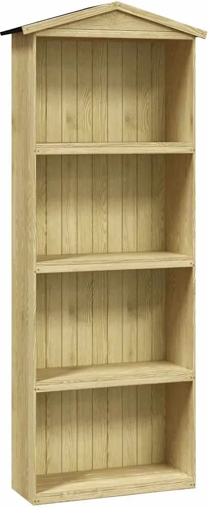 vidaXL kerti impregnált fenyőfa szerszámoskamra 87x33x222 cm