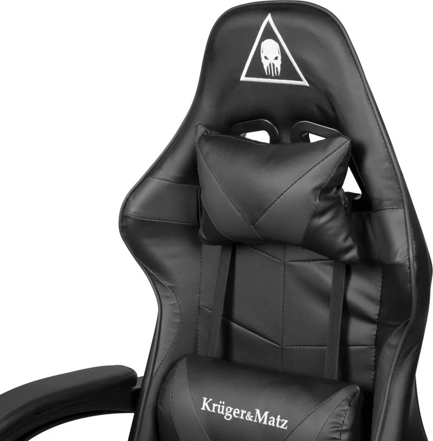 Kruger&Matz Warrior GX-150 fekete játékszék