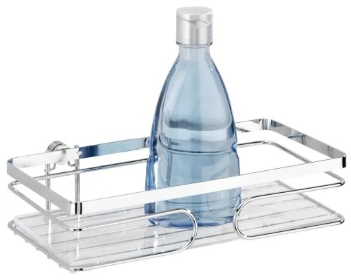 WENKO 20409100-Prémium rozsdamentes acél polc 24x13,5 cm rozsdamentes acél/ezüst