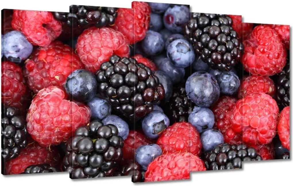 Vászonkép 100x60 Zamatos gyümölcsök