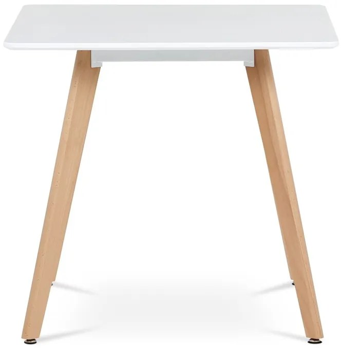 Étkezőasztal 80×80 cm, MDF, Fehér. DT-312 WT