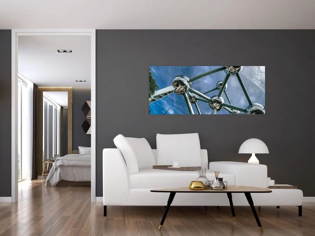 Kép - atomium Brüsszelben (120x50 cm)