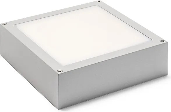 RENDL SCOTT mennyezeti lámpa ezüstszürke 230V LED 9.8W IP54 3000K