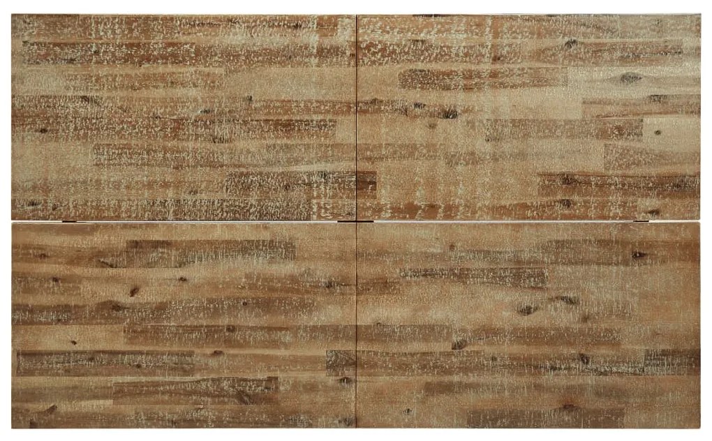 tömör akácfa kerti étkezőasztal 150 x 90 x 75 cm