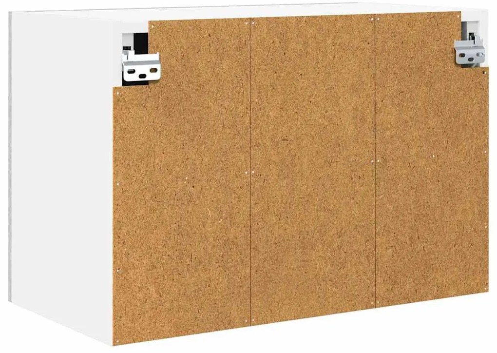 Függő szekrény Riga 2 pcs Beton szürke és fehér 60 x 31 x 40 cm