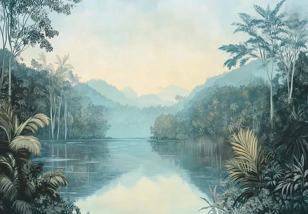 Fotótapéta Erdő Tó Flizelin Nappali Hálószoba fotótapéta ragasztó