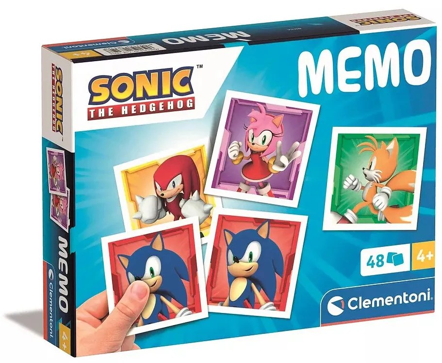Sonic a sündisznó Characters memóriajáték 48 db-os Clementoni