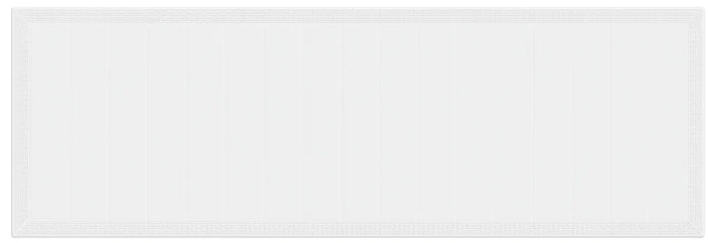 11 részes kerti étkezőszett párnákkal fehér polirattanból, Kerti asztal 150x100x73 cm fehér polirattanból, Kerti szék párnákkal 2 db fehér polirattanból, Kerti szék párnákkal 4 db fehér polirattanból