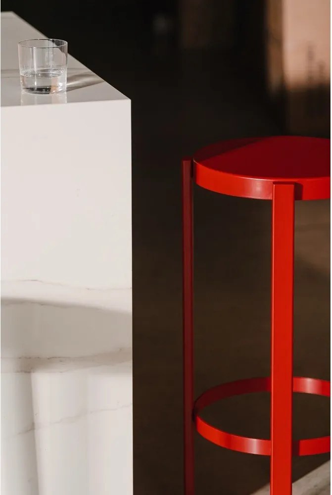 Sárga acél bárszék (ülésmagasság 75 cm) Doon – noo.ma