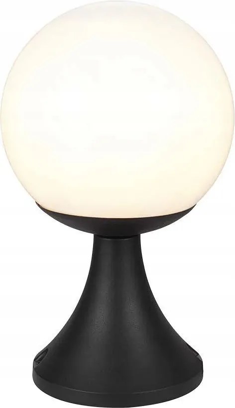 Kültéri álló kerti lámpa fekete fehér díszgömb IP44 V-tac