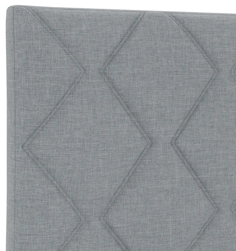 Fejtámla LED -es lámpákkal Állítható Világosszürke 90 cm szövet