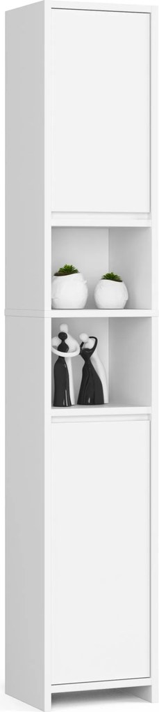 Fürdőszobaszekrény Uni 180 cm fehér