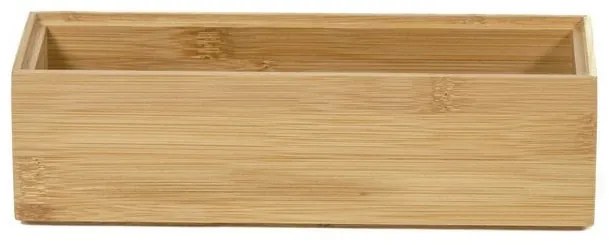 Szervező Compactor Bamboo Box 22,5 x 7,5 x 6,5 cm, natúr fa