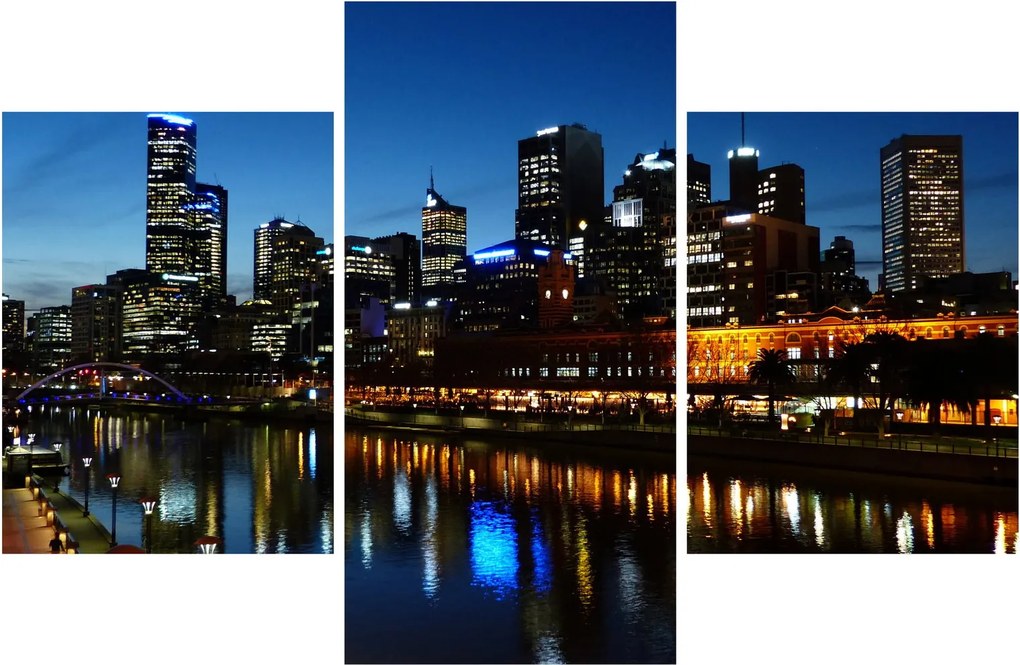 Éjszaka Melbourne-ben (90x60 cm)