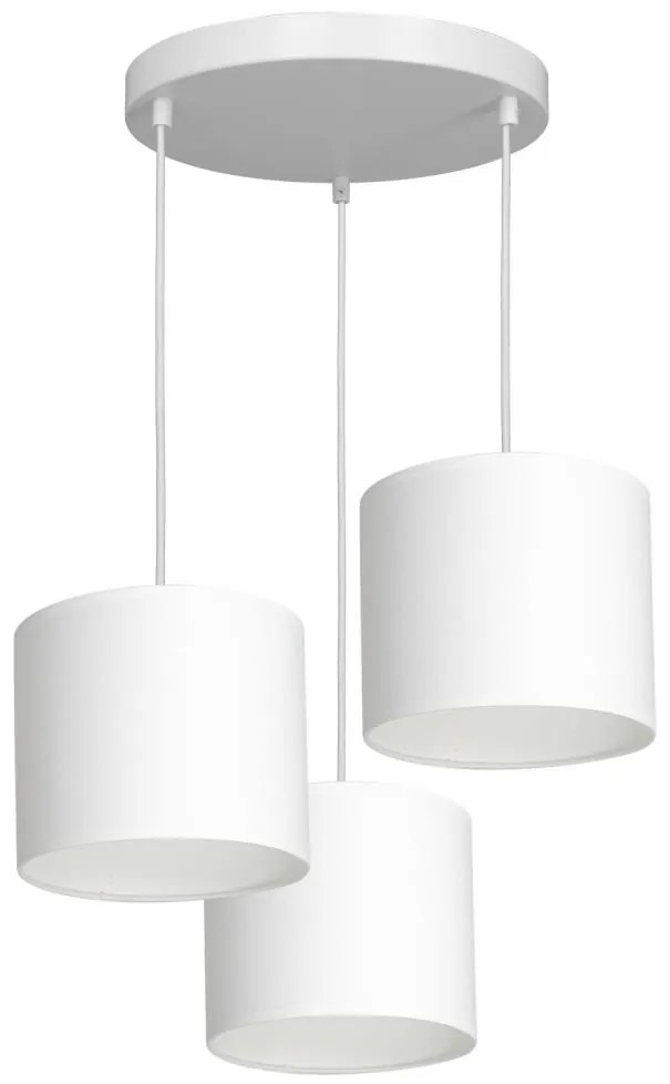 Csillár zsinóron ARDEN 3xE27/60W/230V fehér