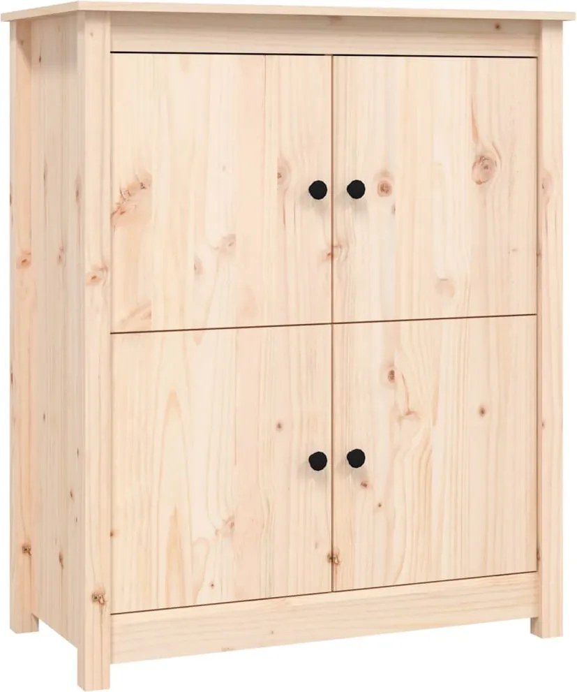 vidaXL tömör fenyőfa tálalószekrény 83 x 41,5 x 100 cm