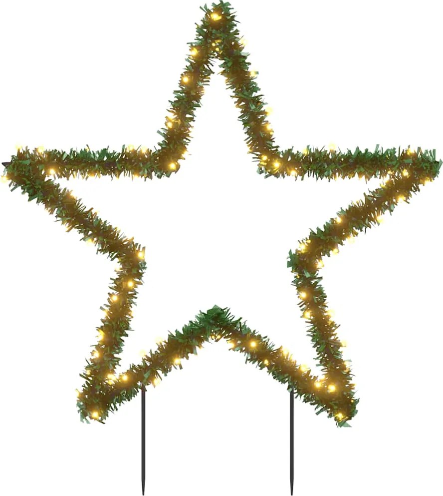 vidaXL karácsonyi csillag fénydekoráció 115 LED 85 cm