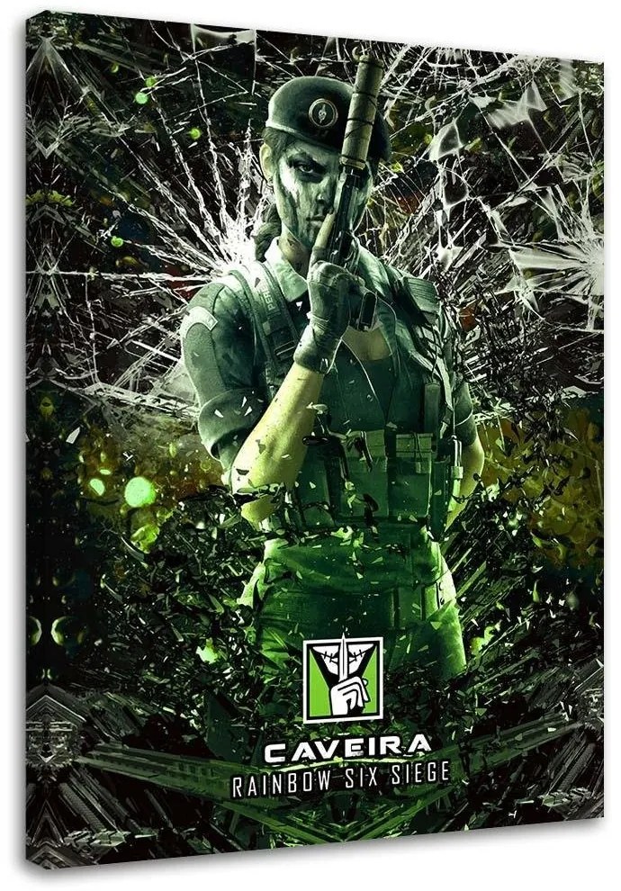 Gario Vászonkép Zöld karakter játszik Rainbow Six Siege - SyanArt Méret: 70 x 100 cm