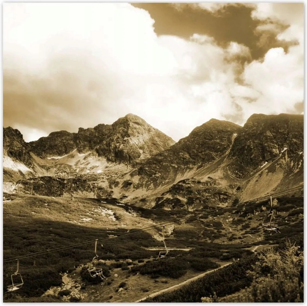 Poszterek 30x30 Tátra Lengyel hegyek Kilátás