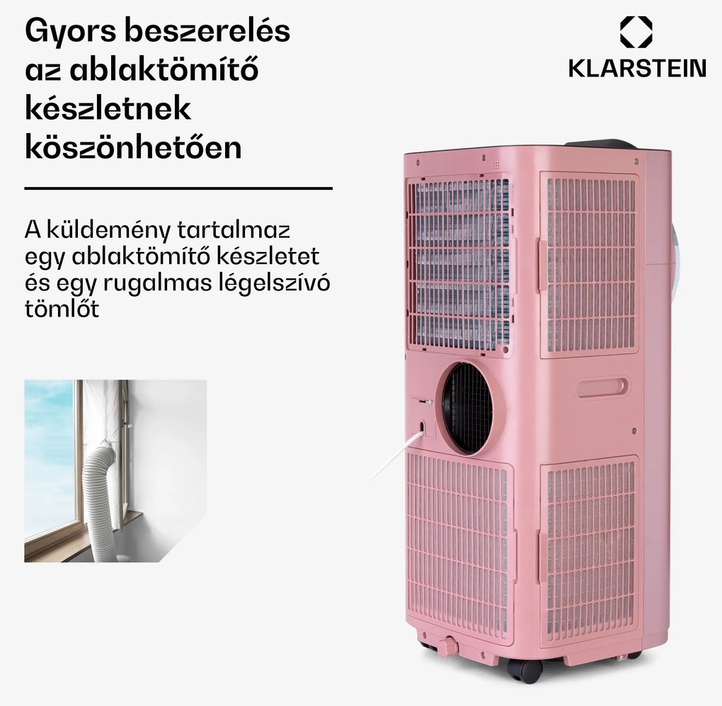 Kraftwerk Smart 10K, klíma, 3 az 1-ben, 10 000 BTU, vezérlés alkalmazáson keresztül, távirányító