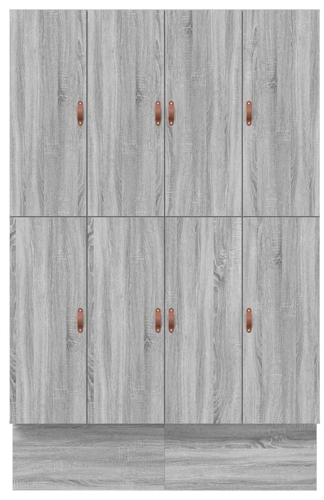 Ágykeret tárolóval Szürke sonoma 236.5 x 150 x 31.5 cm Faanyag