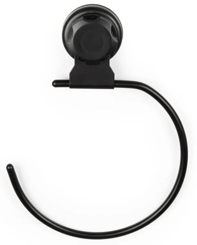 Bestlock Black Belt And Towel Support fekete öntapadós fali kéztörlőtartó - Compactor