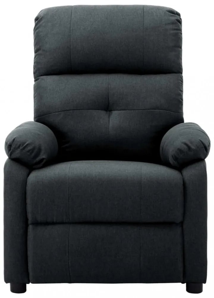 sötétszürke szövet dönthető fotel