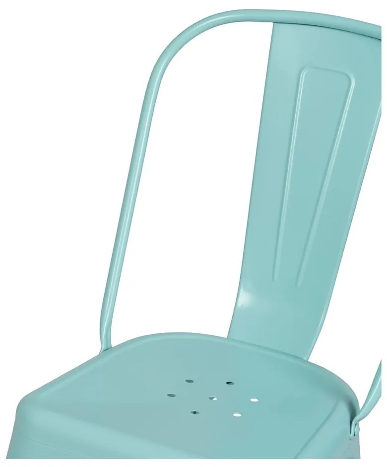 Türkiz fém étkezőszék szett 2 db-os – Ixia