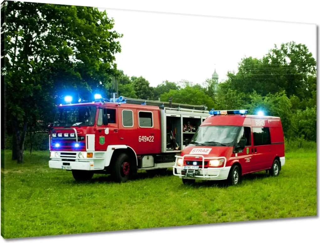 Vászonkép 90x60 Tűzoltóság