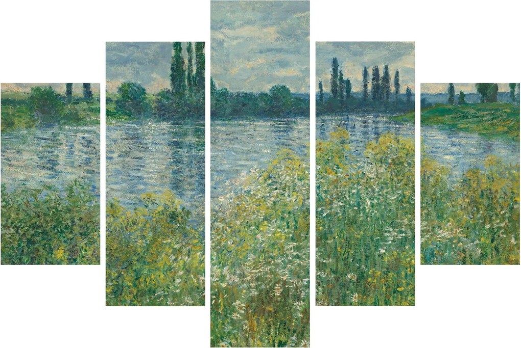 Kép - Claude Monet, Banks of the Seine, reprodukciók (150x105 cm)