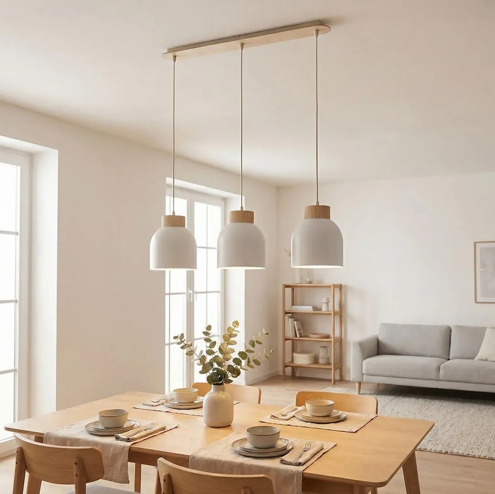 Emibig modern skandináv függeszték vigo fehér emi1628/3