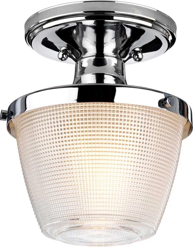 Elstead Lighting DUBLIN QZ-DUBLIN-SF-PC Plafonlámpa 1x60W/E27 IP44