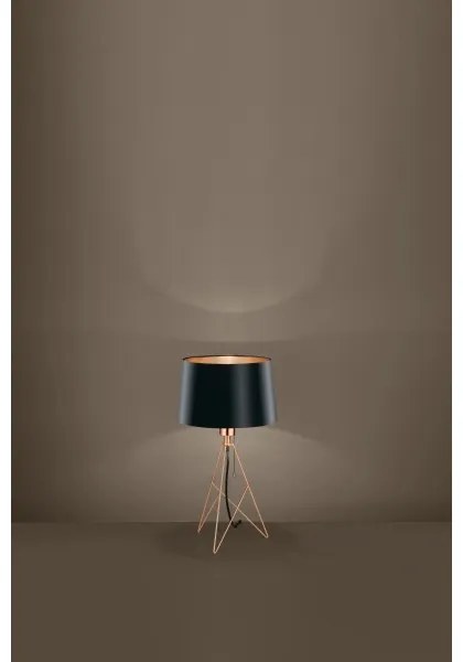 Eglo 39178 - Asztali lámpa CAMPORALE 1xE27/60W/230V