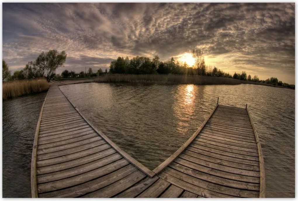 Poszterek 120x80 Híd Dymaczewben