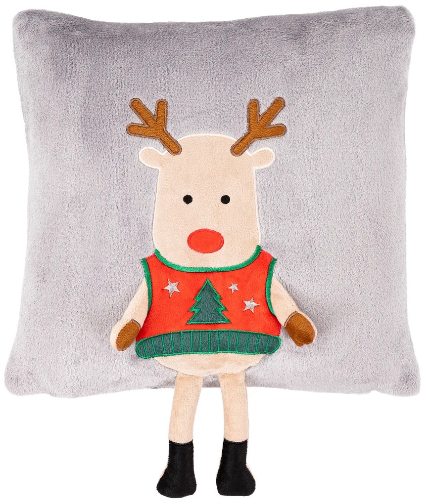 4Home Xmas Reindeer karácsonyi párnahuzat, 40 x 40 cm
