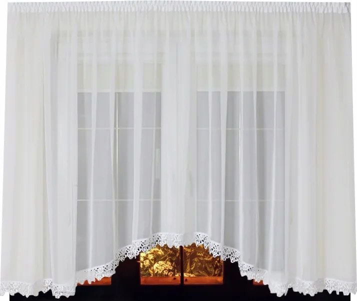 Függöny Kész Fátyol Angol íves 300x150 cm