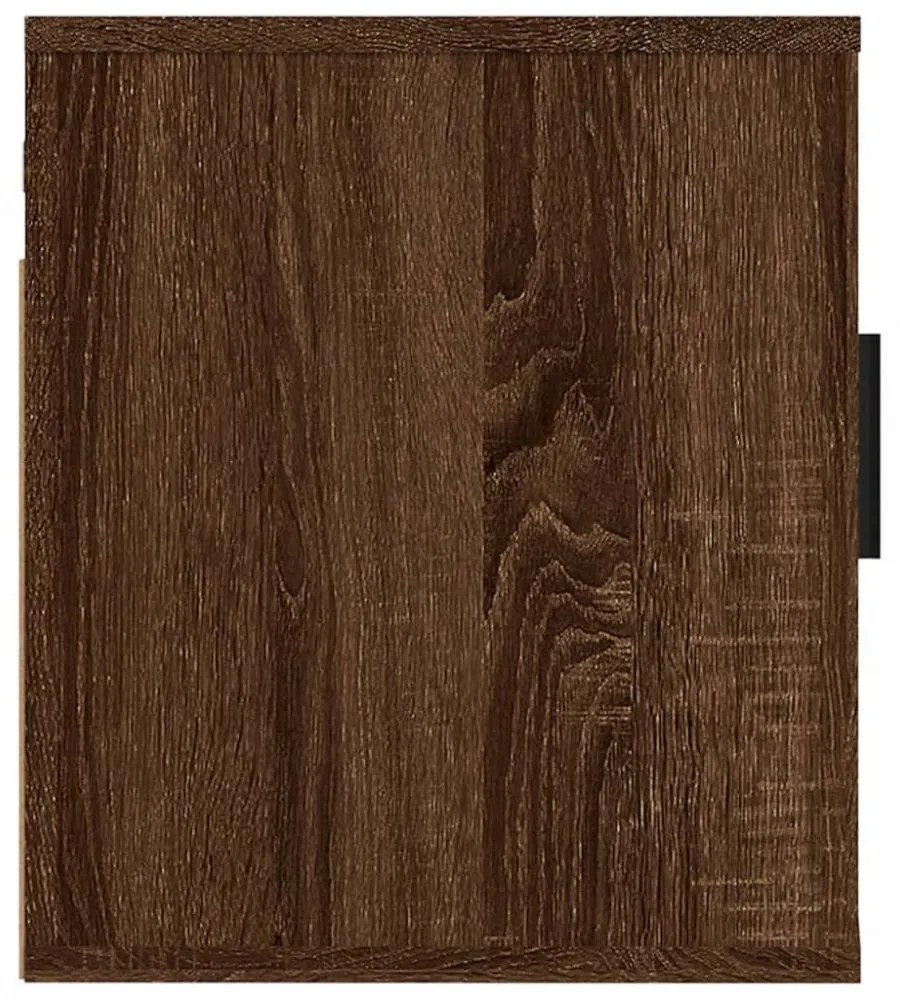 2 db barna tölgy falra szerelhető TV-szekrény 40x34,5x40 cm