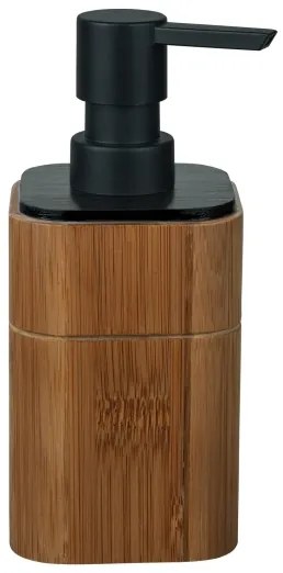 WENKO 26102100 - Szappanadagoló SERRO 7,5x16,5 cm barna/fekete