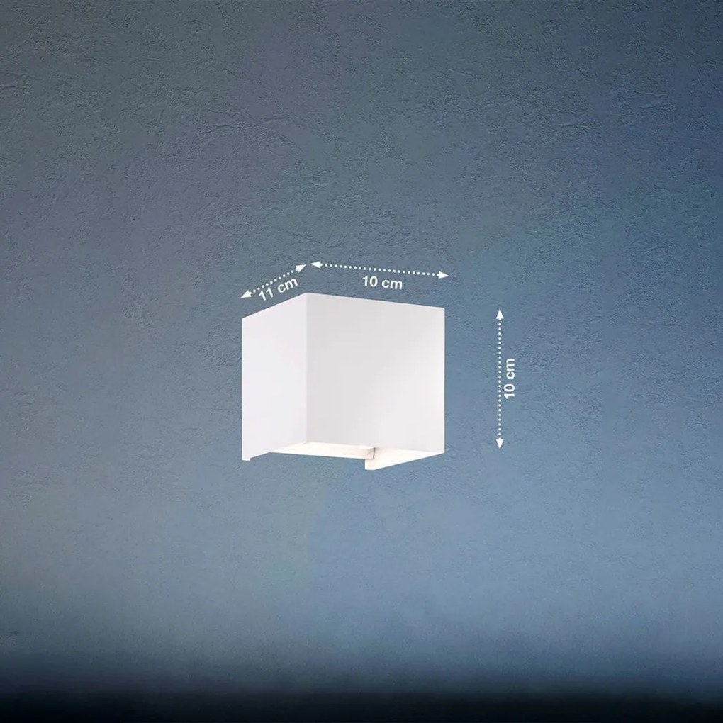 FISCHER&HONSEL 30258 WALL Modern Kültéri Fali Lámpa Fehér LED IP44