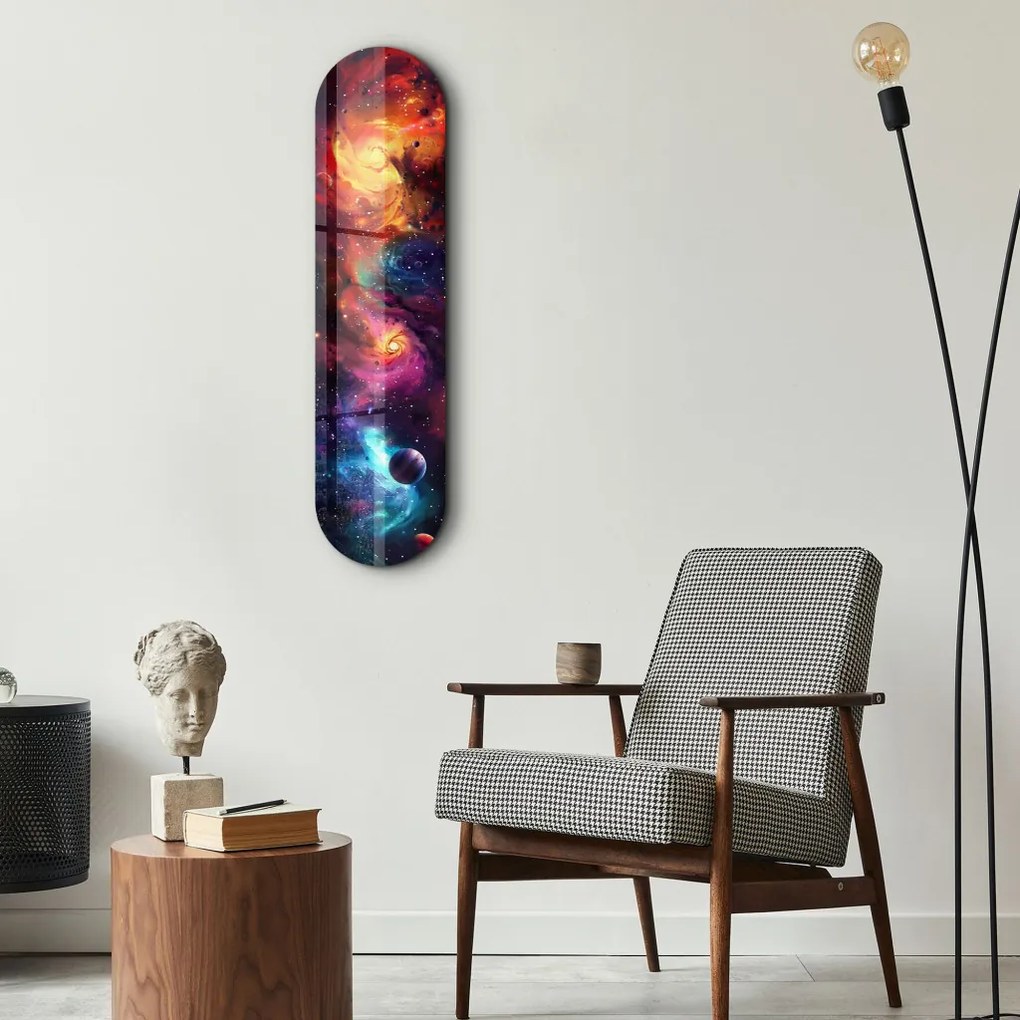 Colorful üvegkép, 20×80 cm