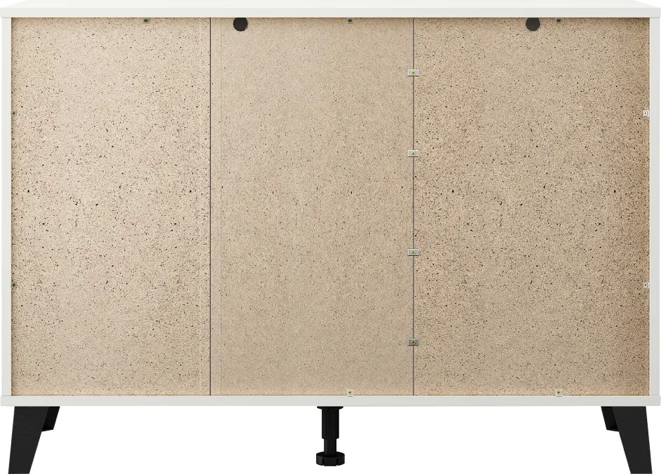 Komód, fehér, BOGAN NEW 1D3S