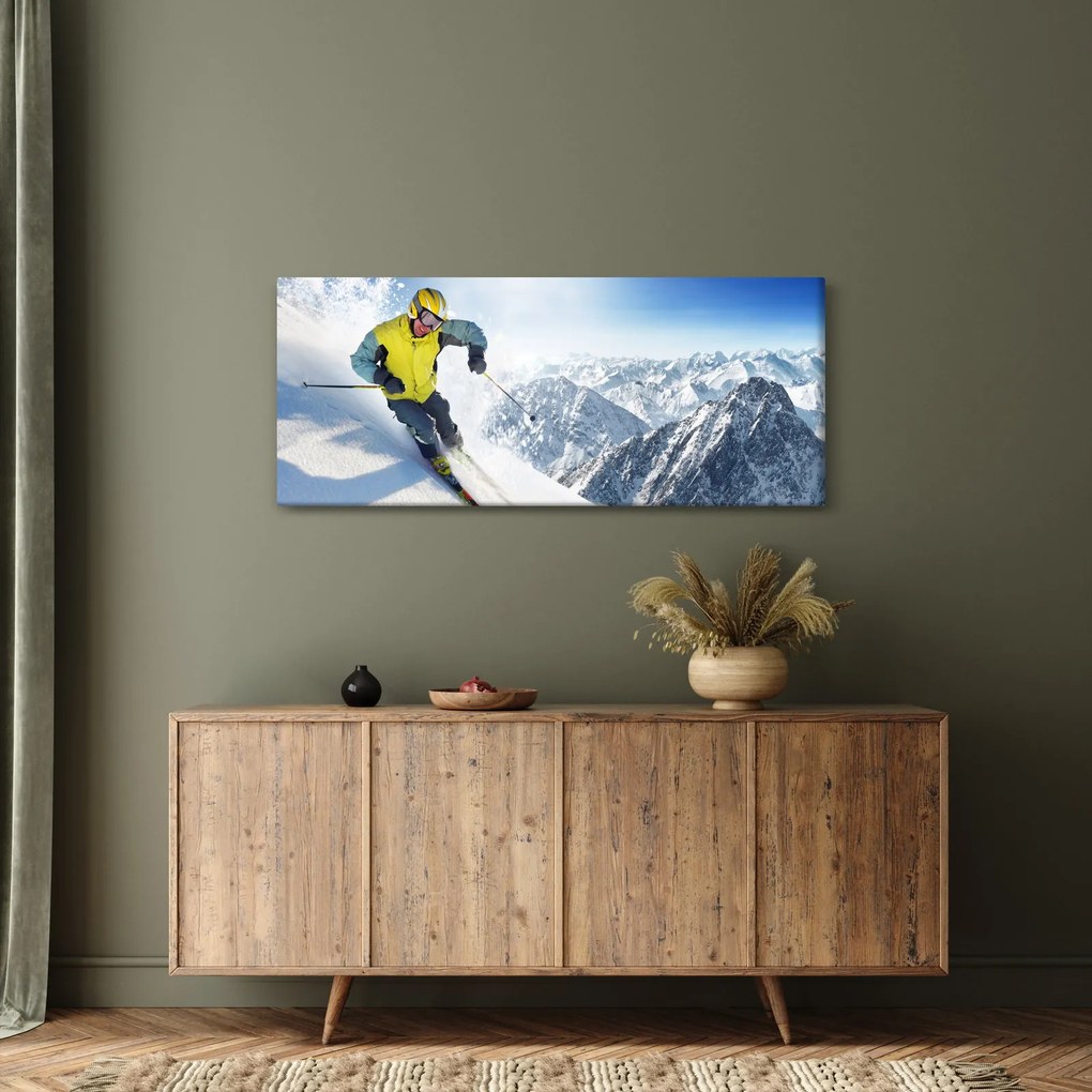 Kép - Síelő (120x50 cm)