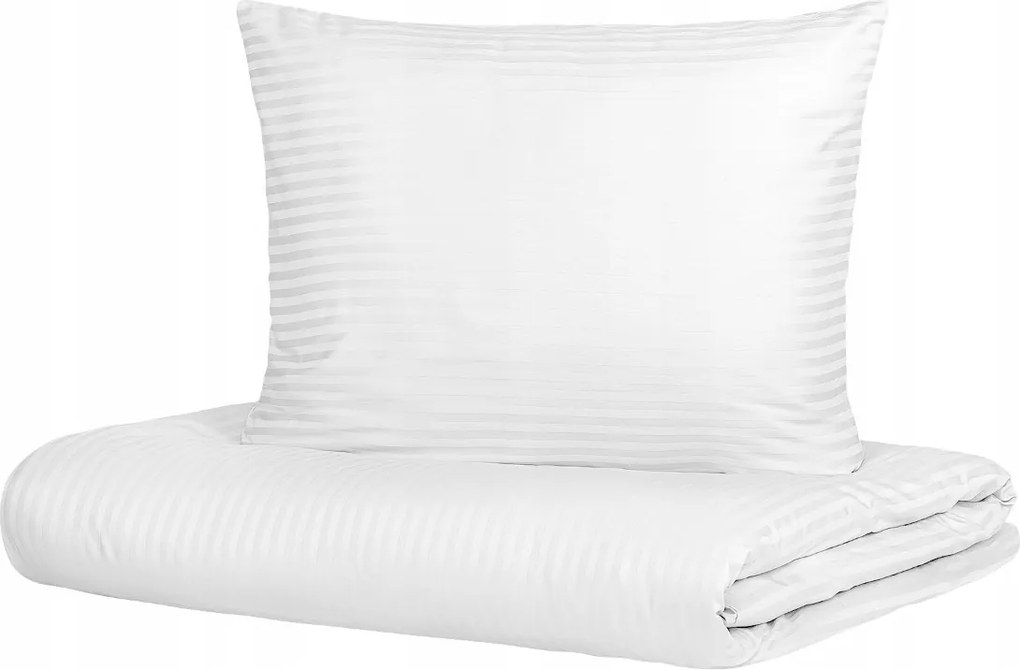 Ágyneműhuzat Agnes szatén fehér 160x200 cm Homla